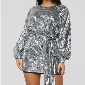 NWT FASHIONOVA SEQUINS DRESS
